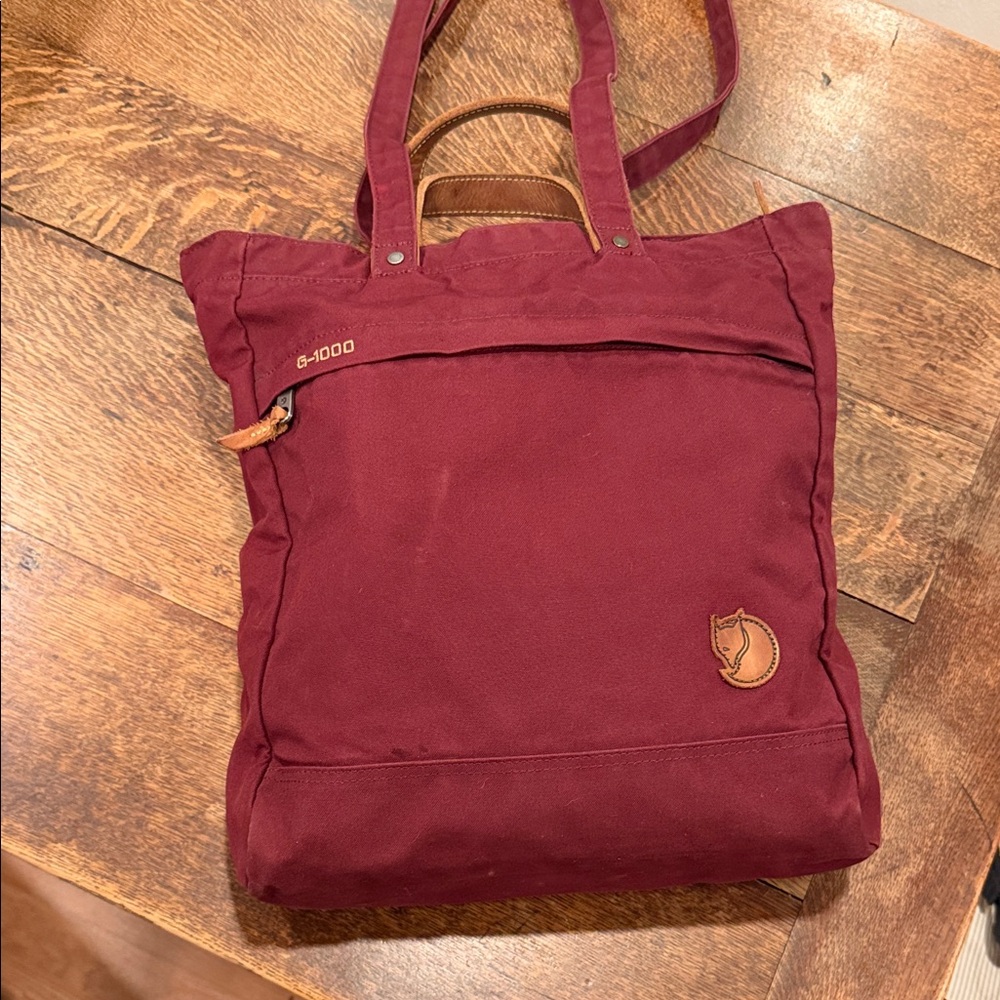 Fjallraven g-1000 convertible tote to backpack